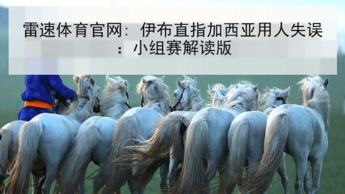 雷速体育官网: 伊布直指加西亚用人失误：小组赛解读版